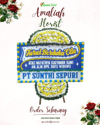 Papan Bunga Duka di Cukanggalih