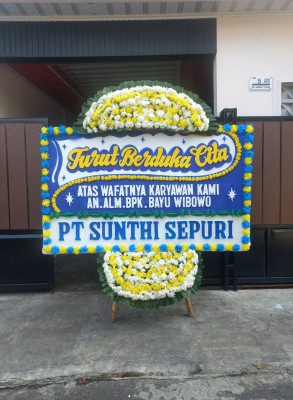 Papan Bunga Duka di Cukanggalih