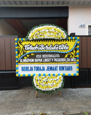 Papan Bunga Duka di Cukanggalih