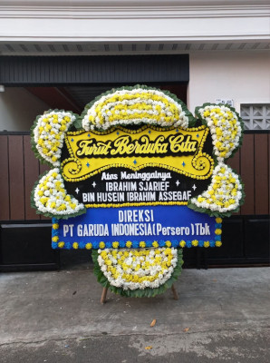 Papan Bunga Duka di Cukanggalih